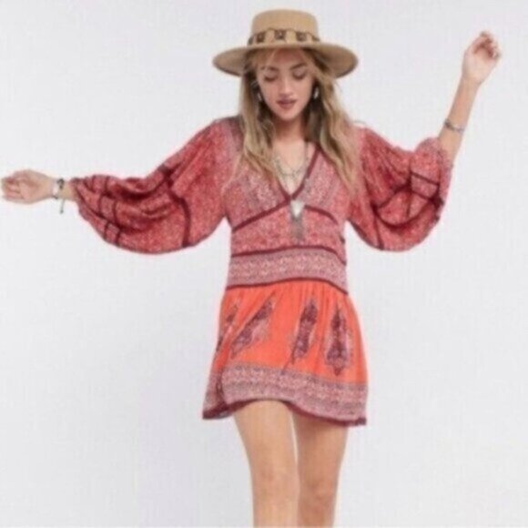 Free People Luna Scarf Print Tunic - Picture 1 of 11